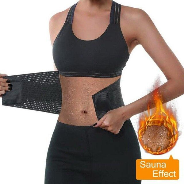 Vertvie Women Waist Support High Elastic Waist Trimmer Belt Exercise Weight Loss Shaper Gym Fitness Belts With Phone Armband Bag