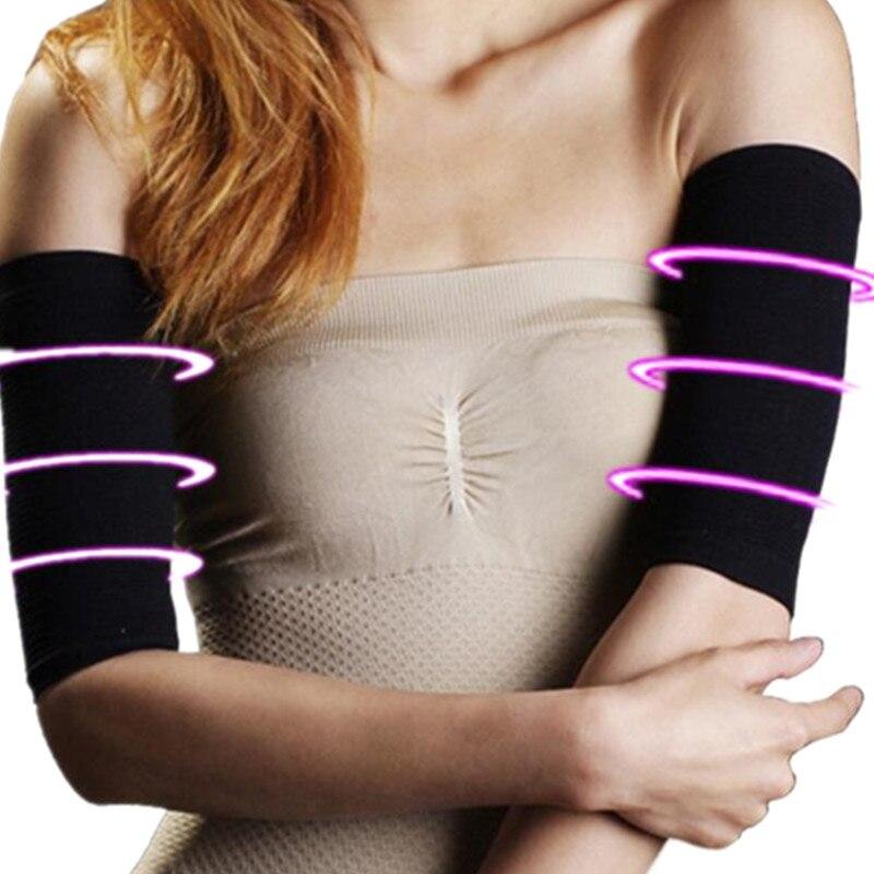 2Pcs Weight Loss Calories off Slimming Arm Shaper Elastic Massager Sleeve Fat Burning Armband Slimming Wraps Arm Wrap Bands