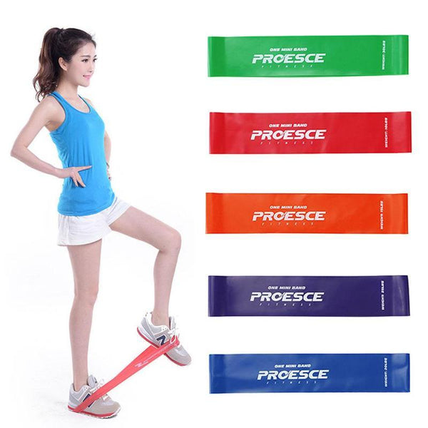 Elastic Resistance Bands Workout Rubber Loops Latex Mini Workout Band Fitness Gym Strength Training Equipment