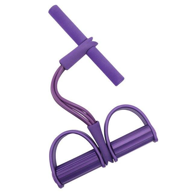 Fitness Gum 4 Tube Resistance Bands Latex Pedal Exerciser Sit-up Pull Rope Expander Elastic Bands Yoga equipment Pilates Workout