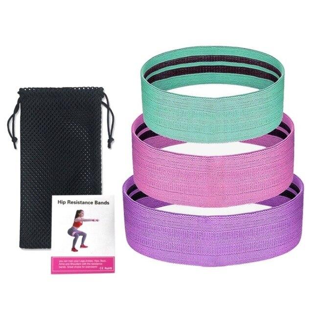 TOMSHOO Fitness Resistance Band Set Loop Exercise Elastic Band Sports Booty Band Set for Yoga Home Gym Training 2019 Women Men