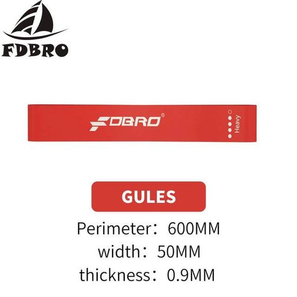 FDBRO Resistance Bands Rubber Bands Loop Yoga Pilates Sport Gym Strength Training Workout Latex Elastic Bands Fitness Equipment