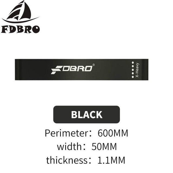 FDBRO Resistance Bands Rubber Bands Loop Yoga Pilates Sport Gym Strength Training Workout Latex Elastic Bands Fitness Equipment