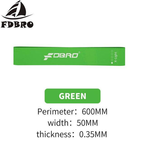 FDBRO Resistance Bands Rubber Bands Loop Yoga Pilates Sport Gym Strength Training Workout Latex Elastic Bands Fitness Equipment