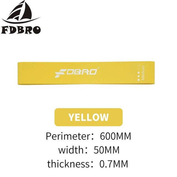 FDBRO Resistance Bands Rubber Bands Loop Yoga Pilates Sport Gym Strength Training Workout Latex Elastic Bands Fitness Equipment