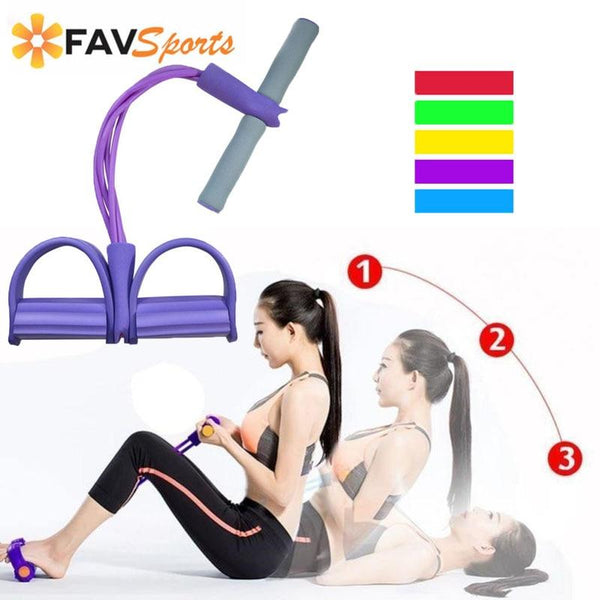 Exercises Resistance Band Crossfit Rubber Pull Rope Strength Training Latex Resistance tube Foot Pedal Gym bands set