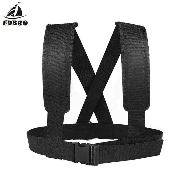 FDBRO Resistance Training Running Speed Exercise Workout Expander Fitness Band Resistance Bands Weight Bearing Shoulder Strap