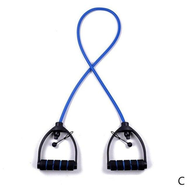 Yoga Pull Rope Elastic Resistance Bands Fitness Workout Exercise Tubes Practical Training Rubber Tensile Expander