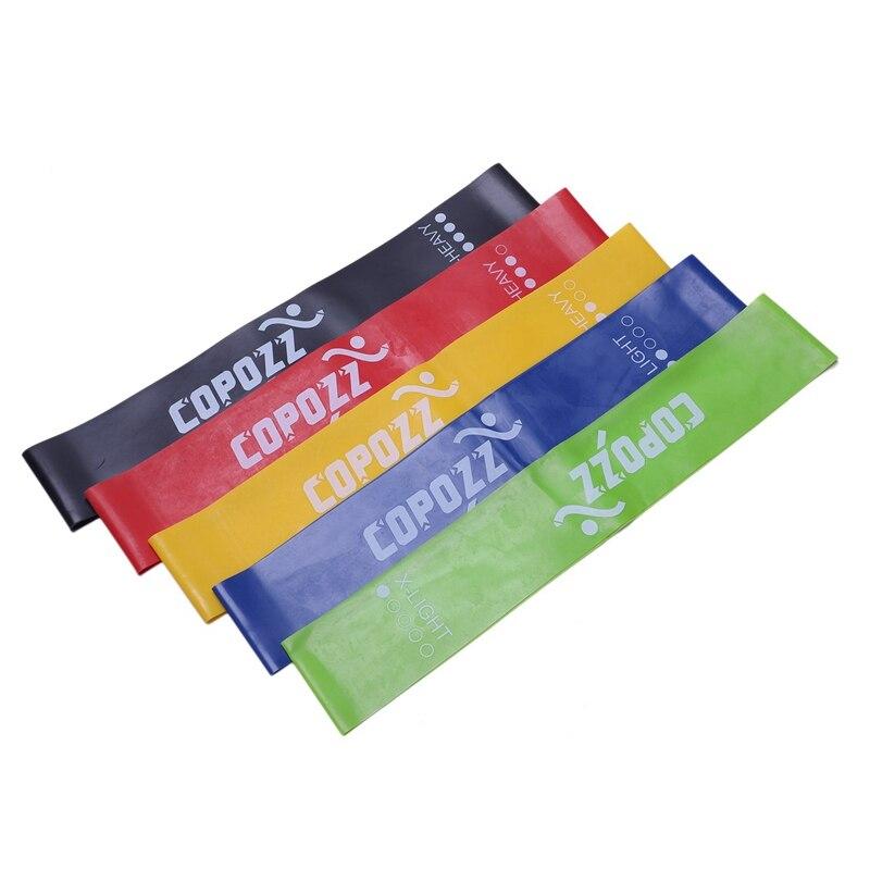 COPOZZ Resistance Bands Fitness Elastic Band 30cm Natural Latex Mini Sport Gym Workout Expander Training Yoga Pilates Exercise