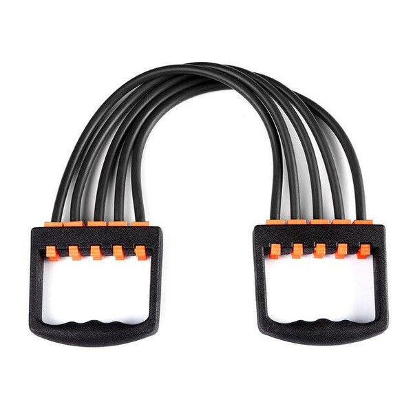 Portable Indoor Chest Expander Puller Adjustable Resistance Band Exercise Fitness Resistance Cable Rope Tube Chest Exerciser