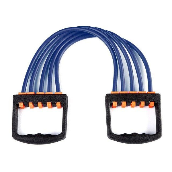 Portable Indoor Chest Expander Puller Adjustable Resistance Band Exercise Fitness Resistance Cable Rope Tube Chest Exerciser
