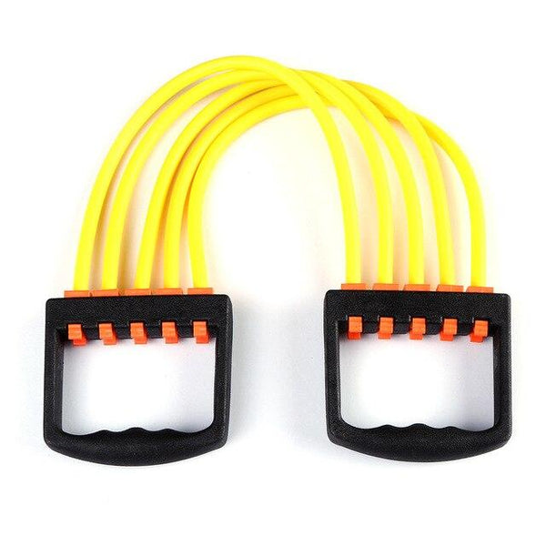 Portable Indoor Chest Expander Puller Adjustable Resistance Band Exercise Fitness Resistance Cable Rope Tube Chest Exerciser