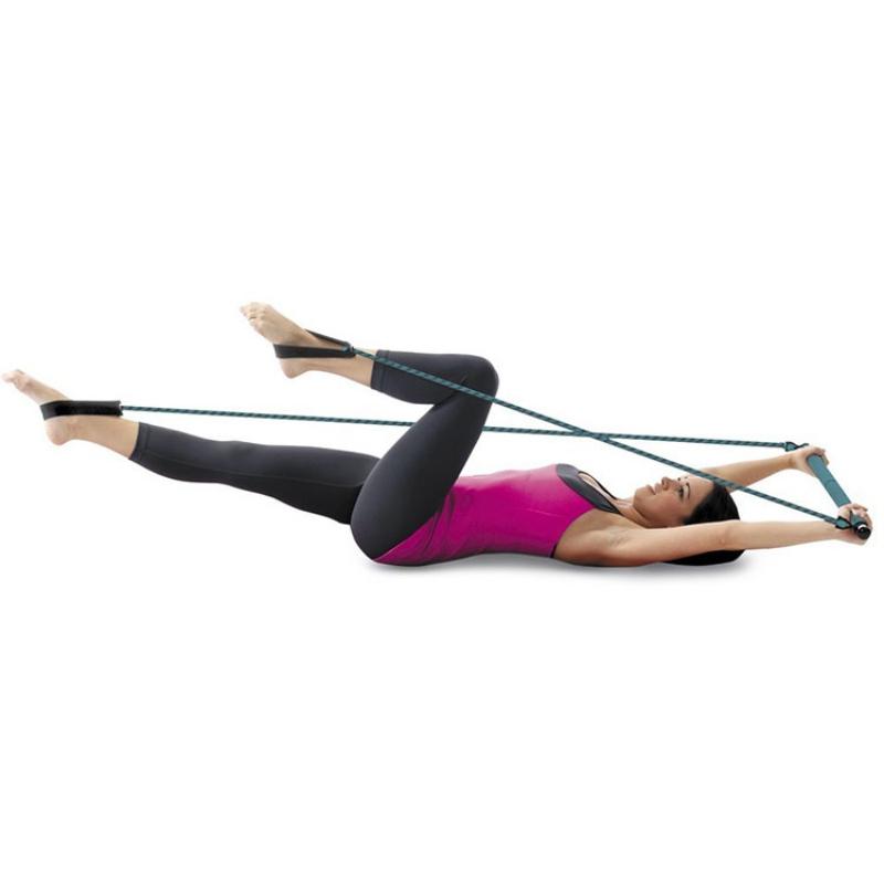 2019 Lightweight Pilates Bar Resistance Band And Toning Bar Portable Pilates Total Body Workout Yoga Fitness Stretch Stick