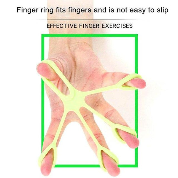 New 10pcs Finger Stretcher Strengthener Silicone Hand Exercise Resistance Bands Training Exercise LMH66