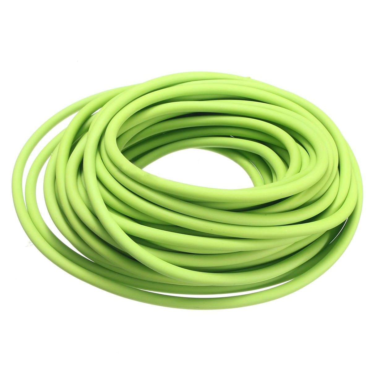 JHO-Tubing Exercise Rubber Resistance Band Catapult Dub Slingshot Elastic, Green 10M
