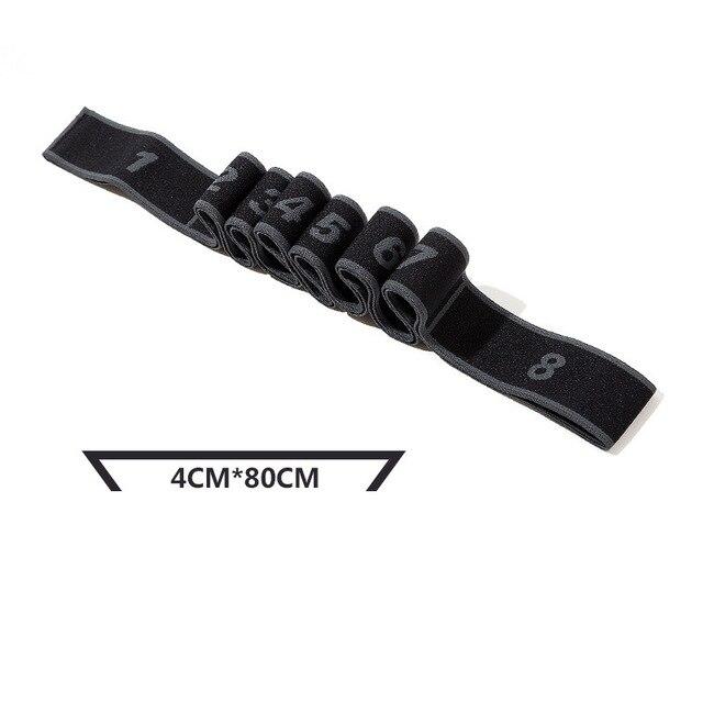 80cm Gymnastics Latin Training Bands Pilates Kids Yoga Stretch Resistance Bands Fitness Elastic Exercise Pull Rope Children