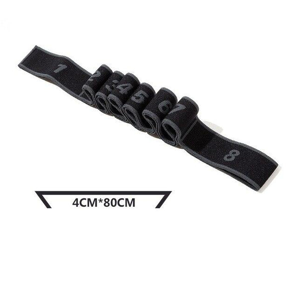 80cm Gymnastics Latin Training Bands Pilates Kids Yoga Stretch Resistance Bands Fitness Elastic Exercise Pull Rope Children