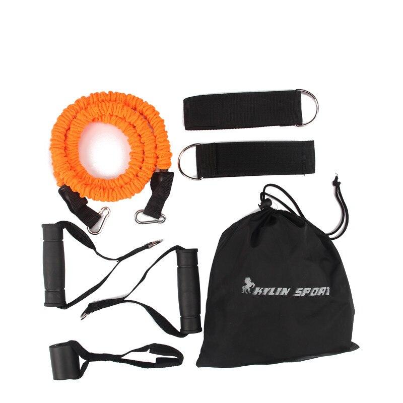 7pcs man resistance bands exercise set fitness tube yoga workout pilates for wholesale and free shipping kylin sport