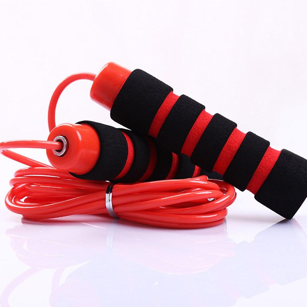 2.8m Fitness Length Adjustable Indoor Outdoor Exercise Sponge Handle Gym Sports Weight Loss Ergonomic Jump Rope Adult Children