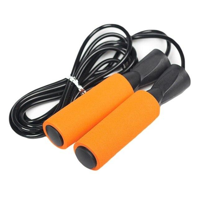 1pc Bearing PVC Skipping Jump Rope Adjustable Sports Lose Weight Exercise Gym Fitness Training Speed Skipping Rope New