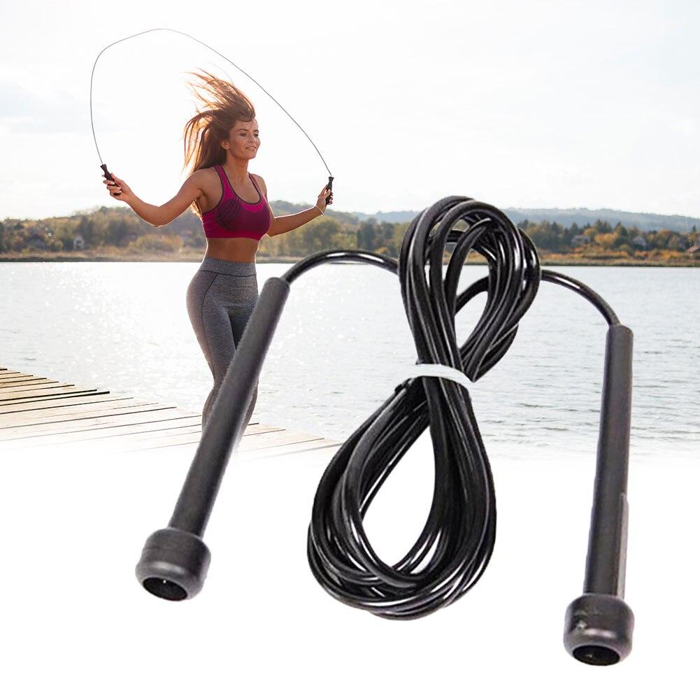 Training Sports Lose Weight Boxing Cable Gym Exercise Equipment Jump Fast Speed Rubber Skipping Rope Workout Fitness Adjustable