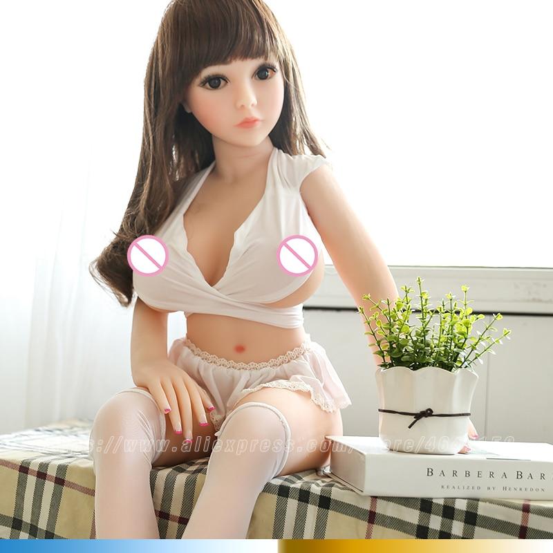 125cm Full Body TPE Real Silicone Sex Dolls with Metal Skeleton Realistic Big Breast Oral Pussy Love Doll for Male Sex Toys