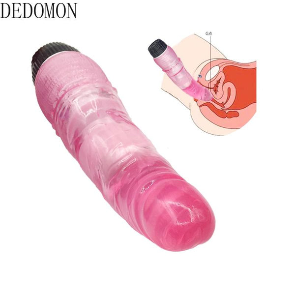 Realistic Crystal Dildo Vibrators Multi Speed Big Penis Erotic Sex Toys For Adult Intimate Woman Masturbator Realistic Dildo