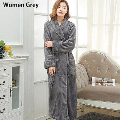 New Style Lovers Silk Soft Flannel Long Kimono Bath Robe Men Waffle Winter Bathrobe Mens Robes Dressing Gown Nightgowns for Male
