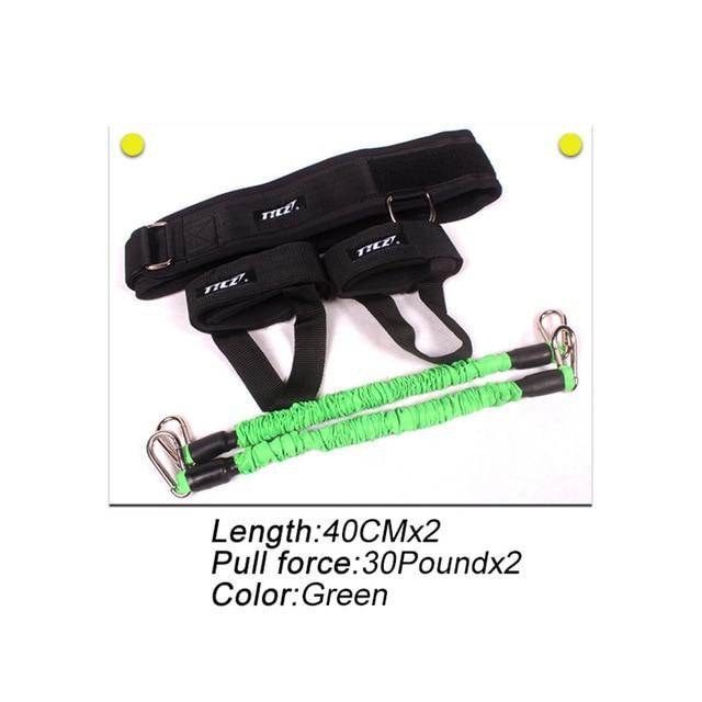 TTCZ Fitness Bounce Trainer Rope Resistance Band Basketball Tennis Running Jump Leg Strength Agility Training Strap equipment