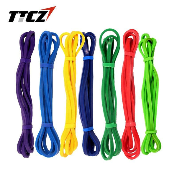 TTCZ Fitness Equipment Cross Fit Loop Pull Up Physical Resistance Bands 9 Colors Rubber Expander Bands Pull belt 208cm