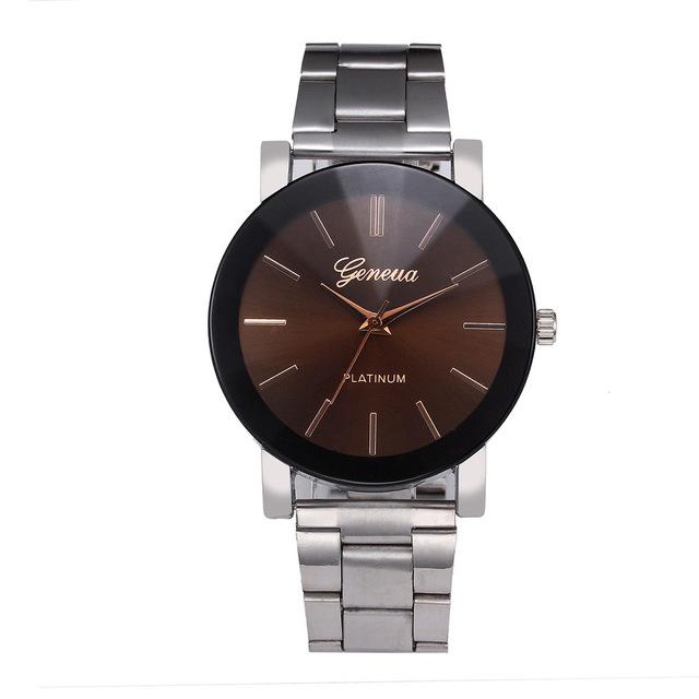 2017 New Woman Watches Brand Stainless Steel Diamond Dress Women Crystal Quartz Men Watch Wristwatch Elegant Lady Clock #20