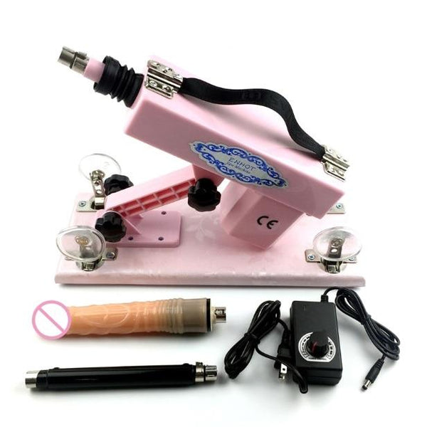 ENHOT Femal sex machine for men and womenWith free dildo+ free extension rod UK,USA,EU,Russia plug outlet power adapter ENHOT-A3
