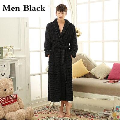 Women Winter Thermal Long Bathrobe Lovers Thick Warm Coral Fleece Kimono Bath Robe Plus Size Nightgowns Bridesmaid Dressing Gown