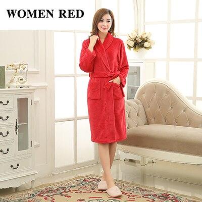 On Sale Men Soft as Silk Flannel Long Bath Robe Male Kimono Bathrobe Lovers Dressing Gown Winter Warm Robes Classic Nightgowns