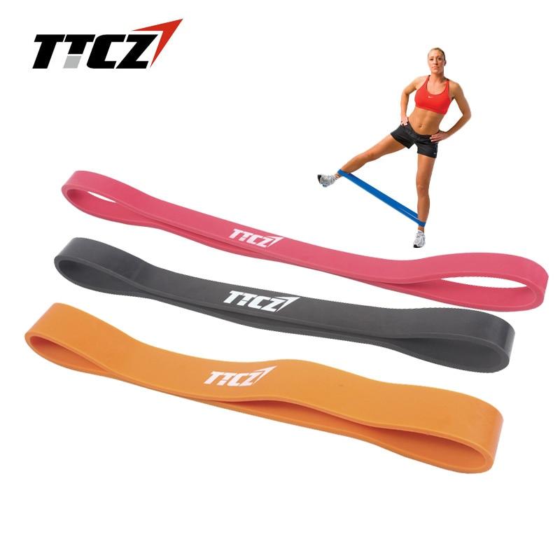 TTCZ 3 Levels Pilates Yoga Exercise Pull Strap Rubber Resistance Bands Cross fit Elastic Stretching Belt Fitness Equipment