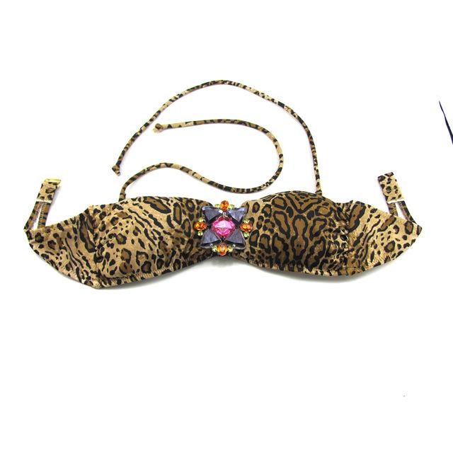 Mixer Bikini TOPS for Women Swimwear Top Designer For Secret Diamond Leopard Bathing suits Sexy swimming biquini UP
