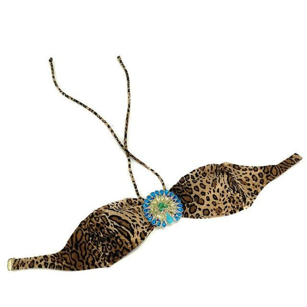 Mixer Bikini TOPS for Women Swimwear Top Designer For Secret Diamond Leopard Bathing suits Sexy swimming biquini UP