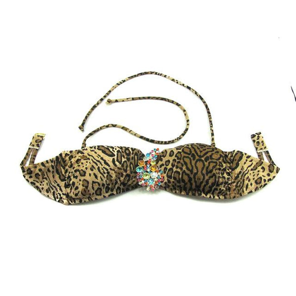 Mixer Bikini TOPS for Women Swimwear Top Designer For Secret Diamond Leopard Bathing suits Sexy swimming biquini UP