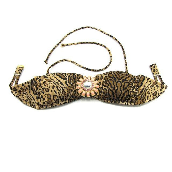 Mixer Bikini TOPS for Women Swimwear Top Designer For Secret Diamond Leopard Bathing suits Sexy swimming biquini UP