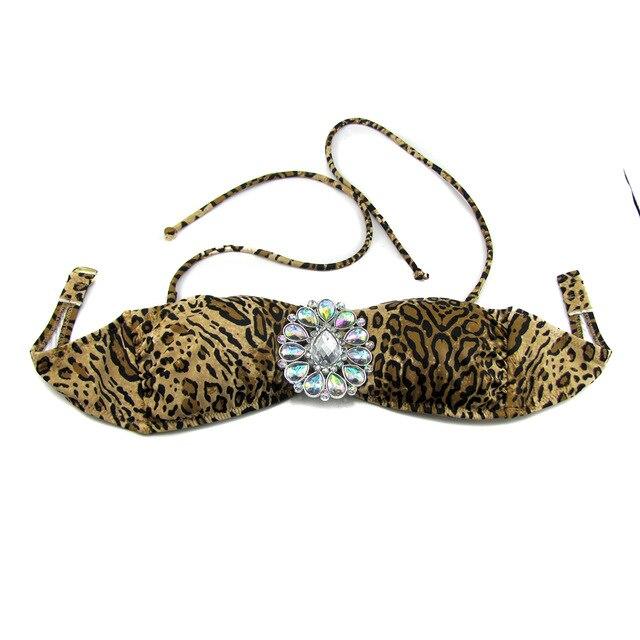 Mixer Bikini TOPS for Women Swimwear Top Designer For Secret Diamond Leopard Bathing suits Sexy swimming biquini UP