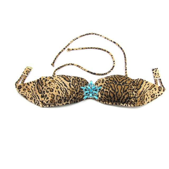Mixer Bikini TOPS for Women Swimwear Top Designer For Secret Diamond Leopard Bathing suits Sexy swimming biquini UP