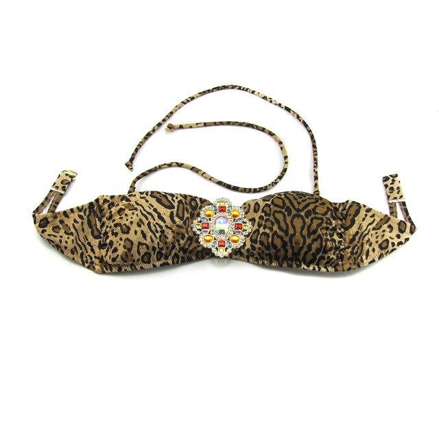 Mixer Bikini TOPS for Women Swimwear Top Designer For Secret Diamond Leopard Bathing suits Sexy swimming biquini UP