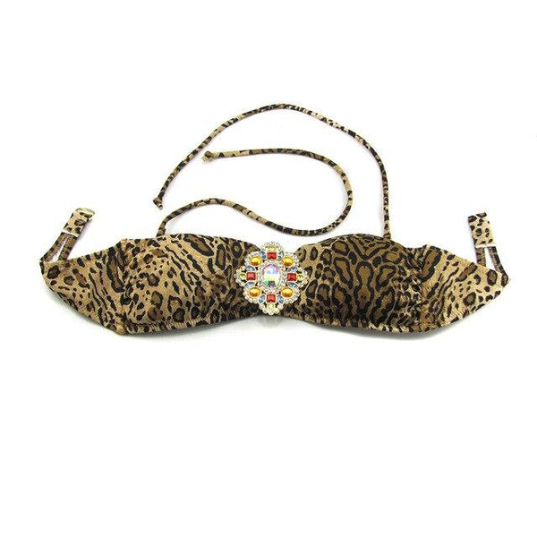 Mixer Bikini TOPS for Women Swimwear Top Designer For Secret Diamond Leopard Bathing suits Sexy swimming biquini UP