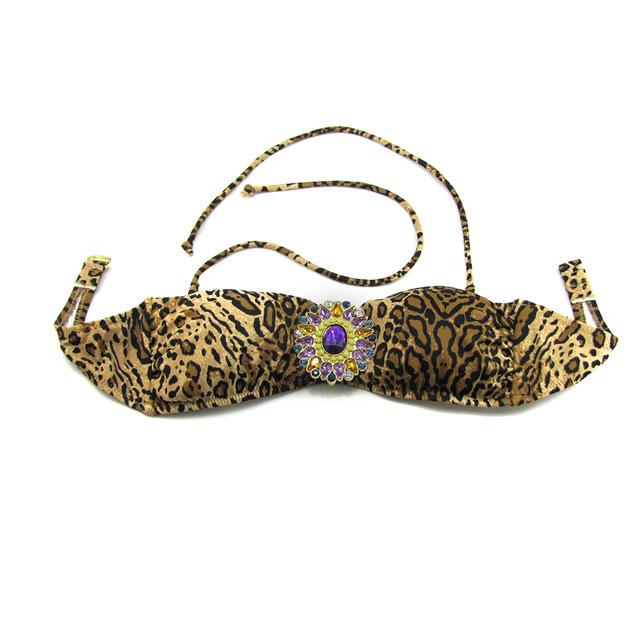 Mixer Bikini TOPS for Women Swimwear Top Designer For Secret Diamond Leopard Bathing suits Sexy swimming biquini UP