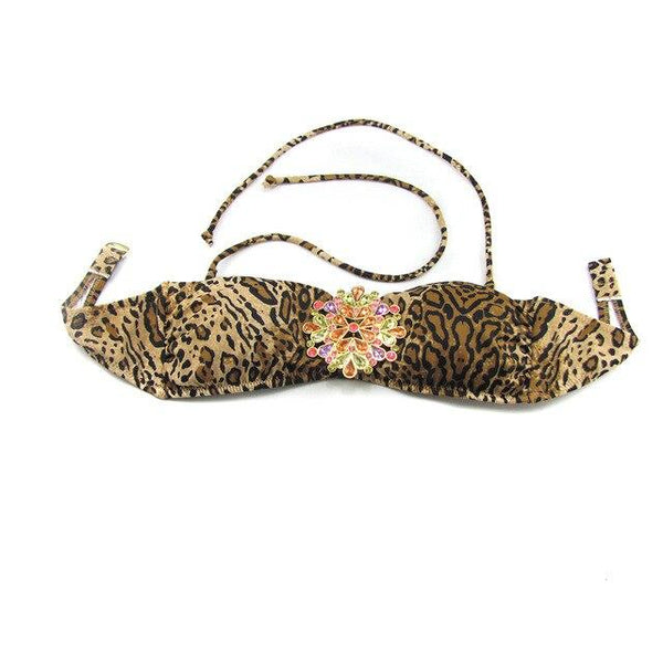 Mixer Bikini TOPS for Women Swimwear Top Designer For Secret Diamond Leopard Bathing suits Sexy swimming biquini UP