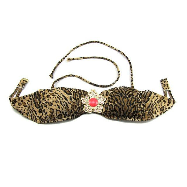 Mixer Bikini TOPS for Women Swimwear Top Designer For Secret Diamond Leopard Bathing suits Sexy swimming biquini UP