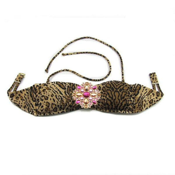 Mixer Bikini TOPS for Women Swimwear Top Designer For Secret Diamond Leopard Bathing suits Sexy swimming biquini UP