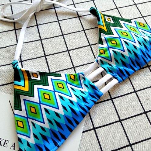 Bikini Top Brazilian Swimwear Women Indoor Swimsuit Push Up Swim Bra Solid Pad Sexy Halter May Female Beach Bathing Suits 2019