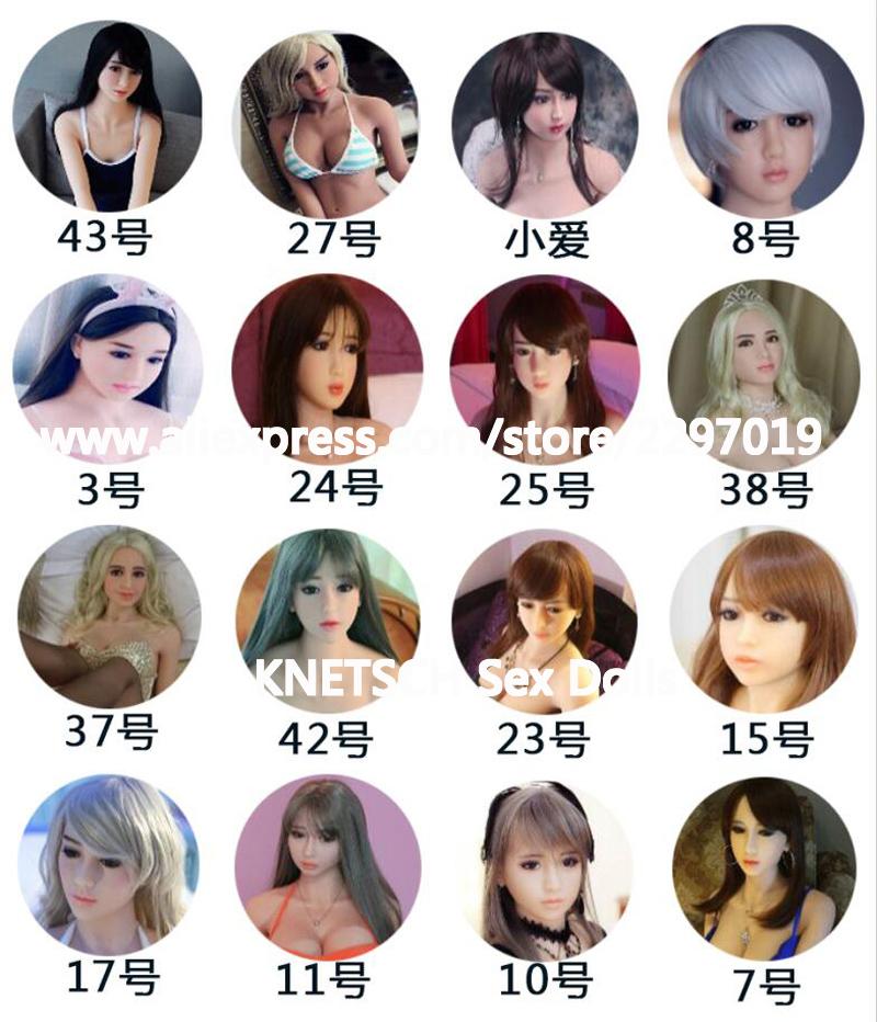 KNETSCH 2017 New Top quality oral sex doll head japanese Lifelike silicone sex dolls head for sex dolls