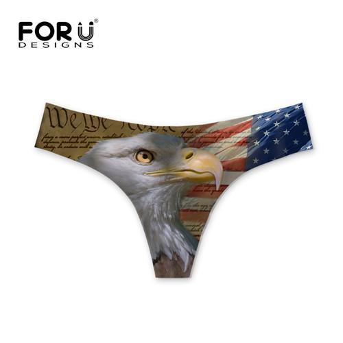 FORUDESIGNS Thong Swimsuit Bikini Bottoms Animal Cool Tiger Design Tankini Swimsuits Swimwear Womens Swimming Short Shorts Women